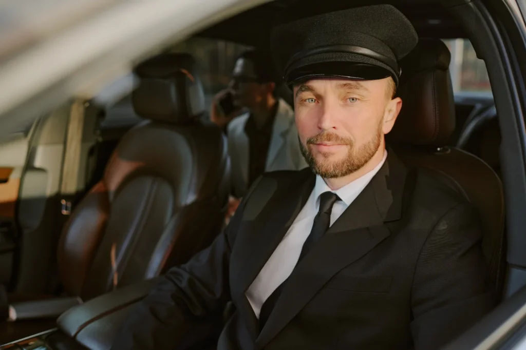 Inverness Chauffeur Hire Team in car