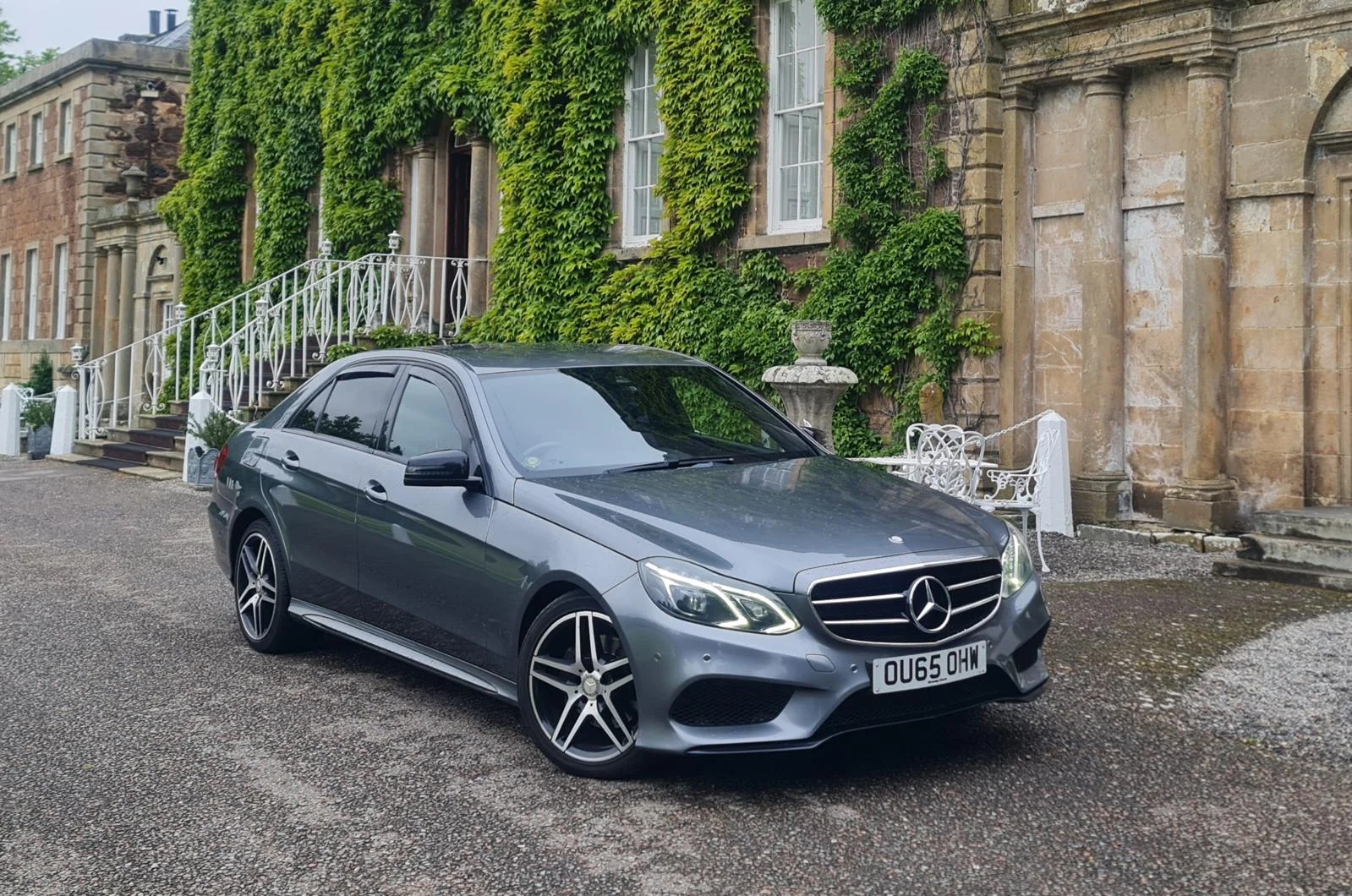 Mercedes-Benz E-Class corporate chauffeur vehicle in Inverness