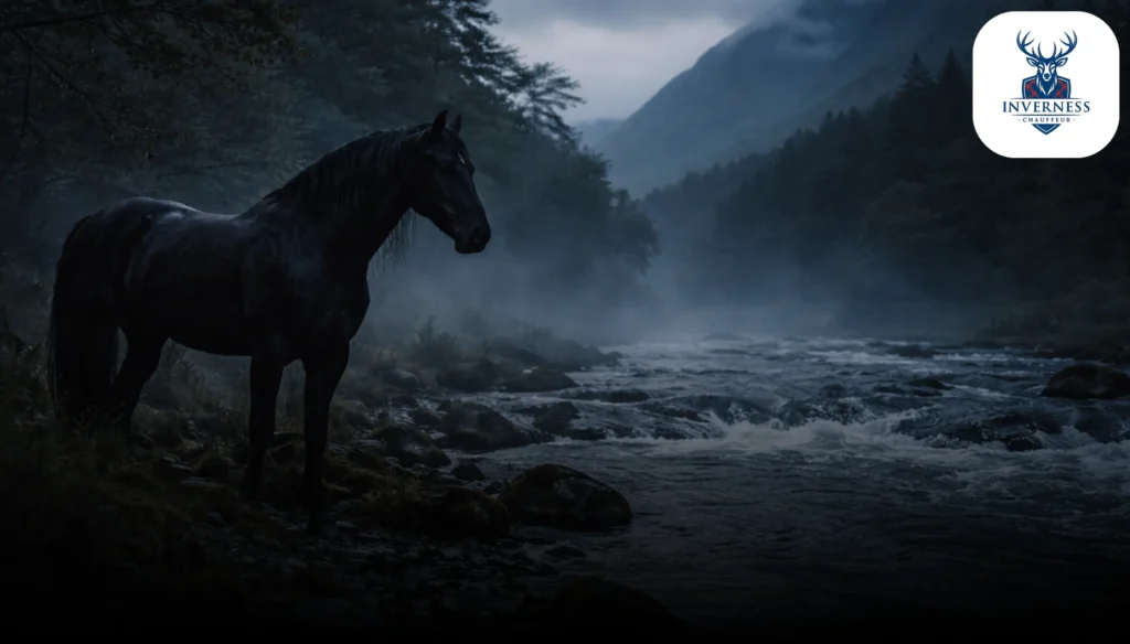 Scottish Highland riverbank