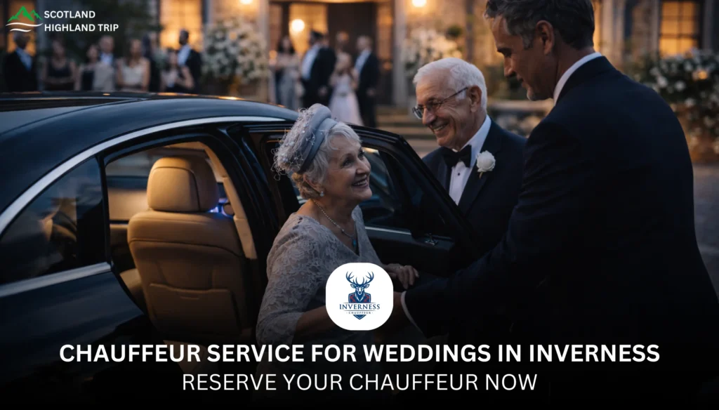 Chauffeur Service for Wedding day in Inverness