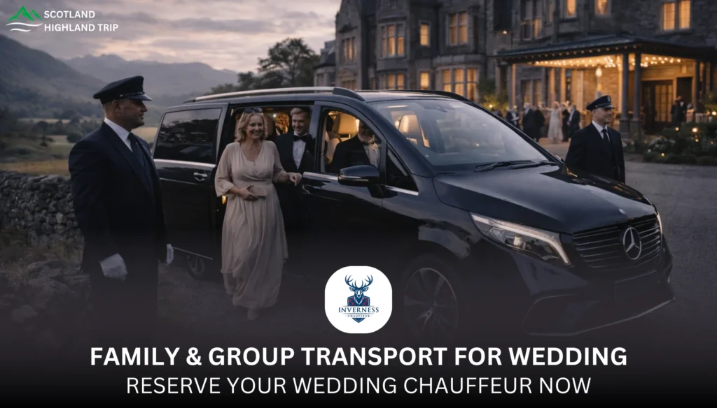 Chauffeur for FAMILY & GROUP TRANSPORT wedding