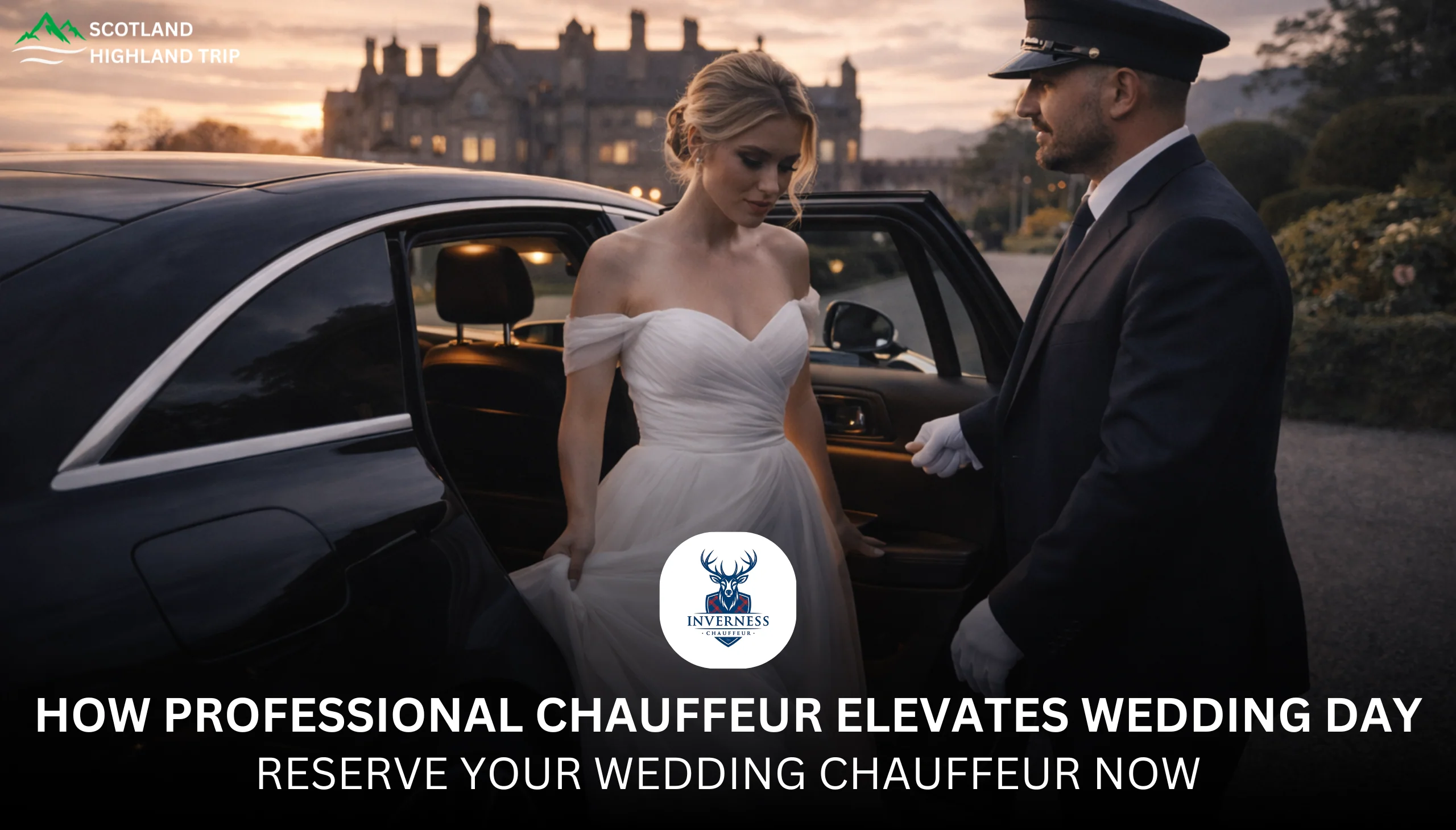 Inverness Wedding chauffeur