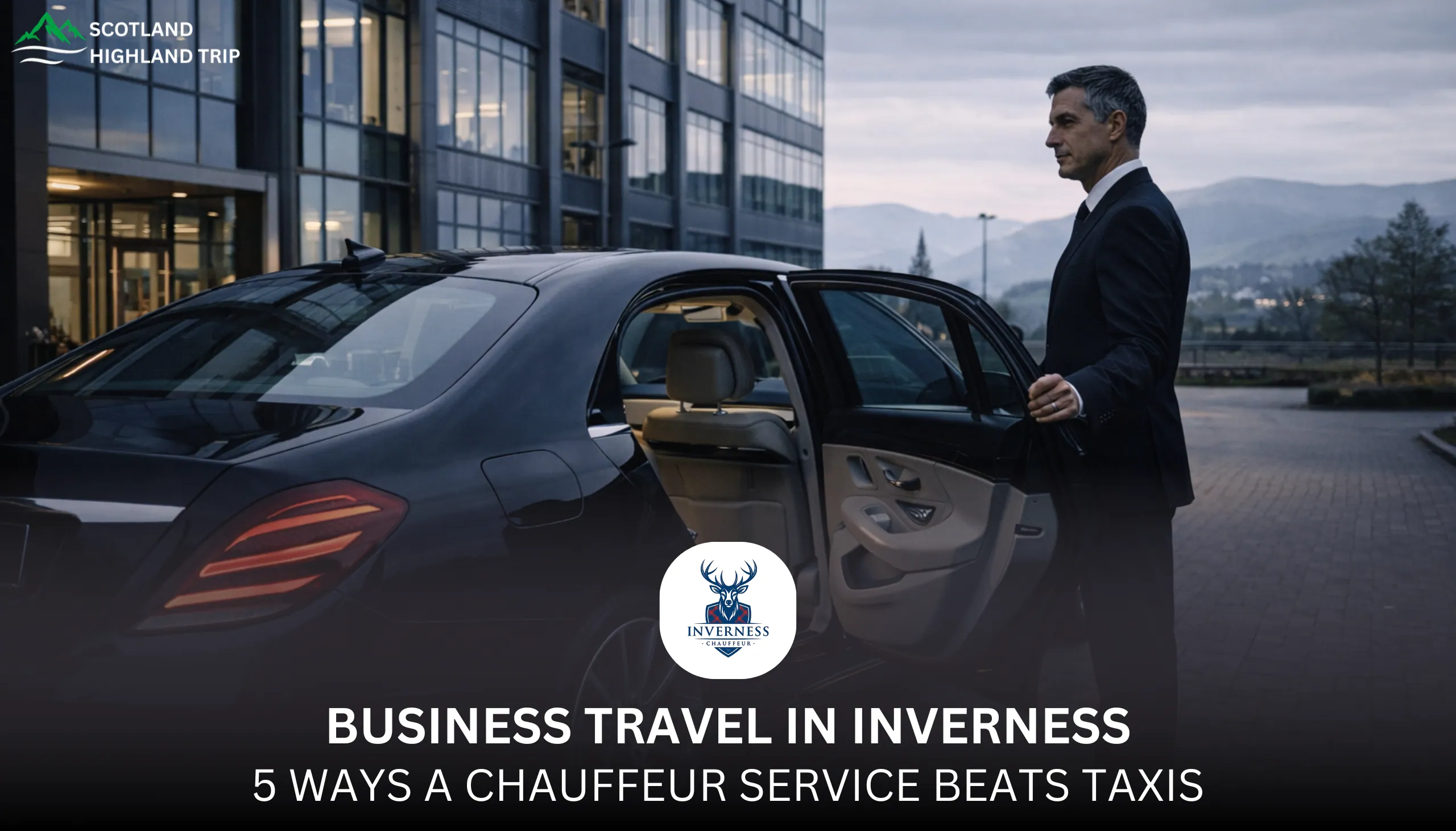 Business Travel In Inverness 5 ways a Chauffeur Service Beats Taxis