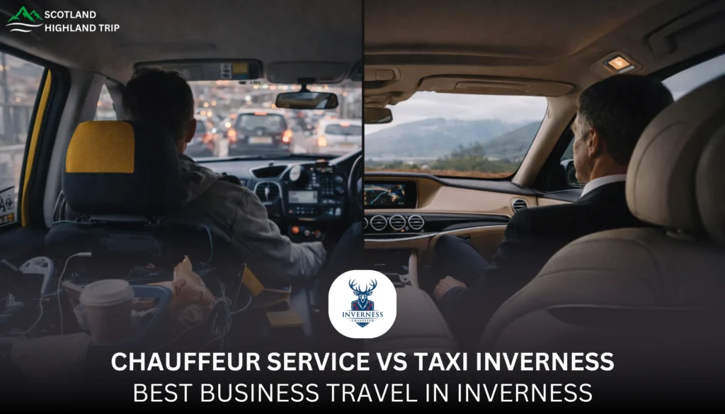 Chauffeur service vs taxi Inverness business travel
