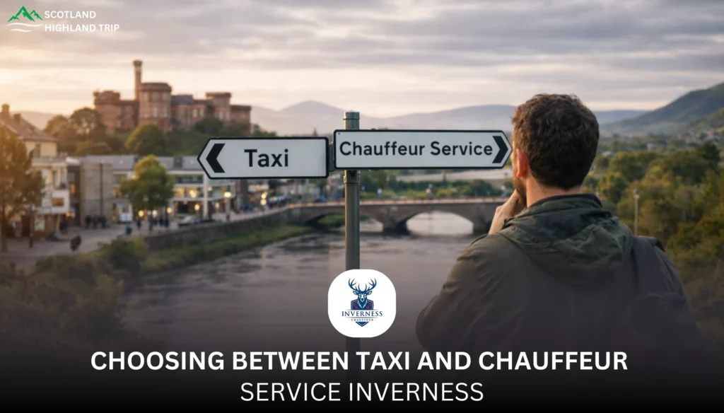 Choosing between taxi and chauffeur service Inverness