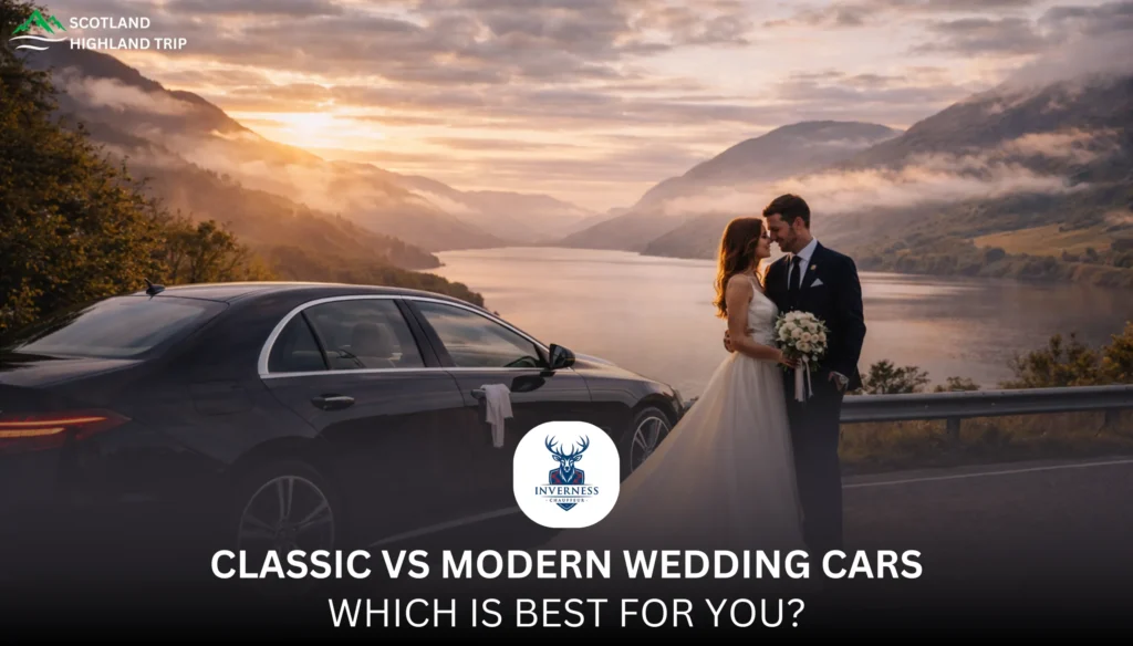 Classic vs Modern Wedding Cars in inverness