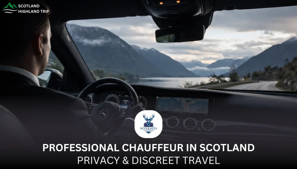 Professional chauffeur in Scotland
