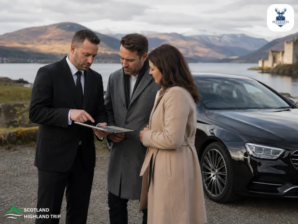 Chauffeur Route Planning Before Highland Tour