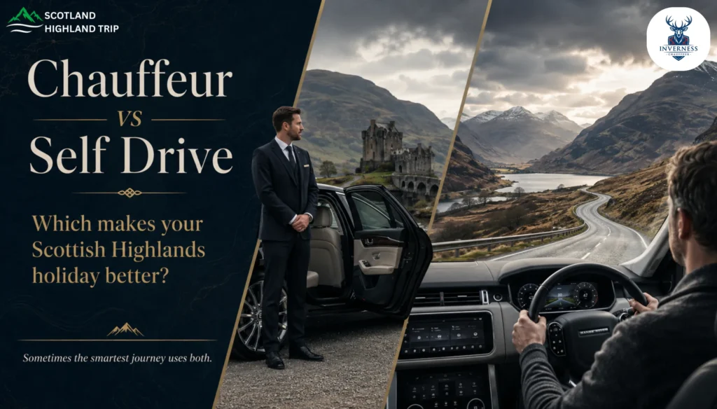 Chauffeur vs Self Drive in the Scottish Highlands
