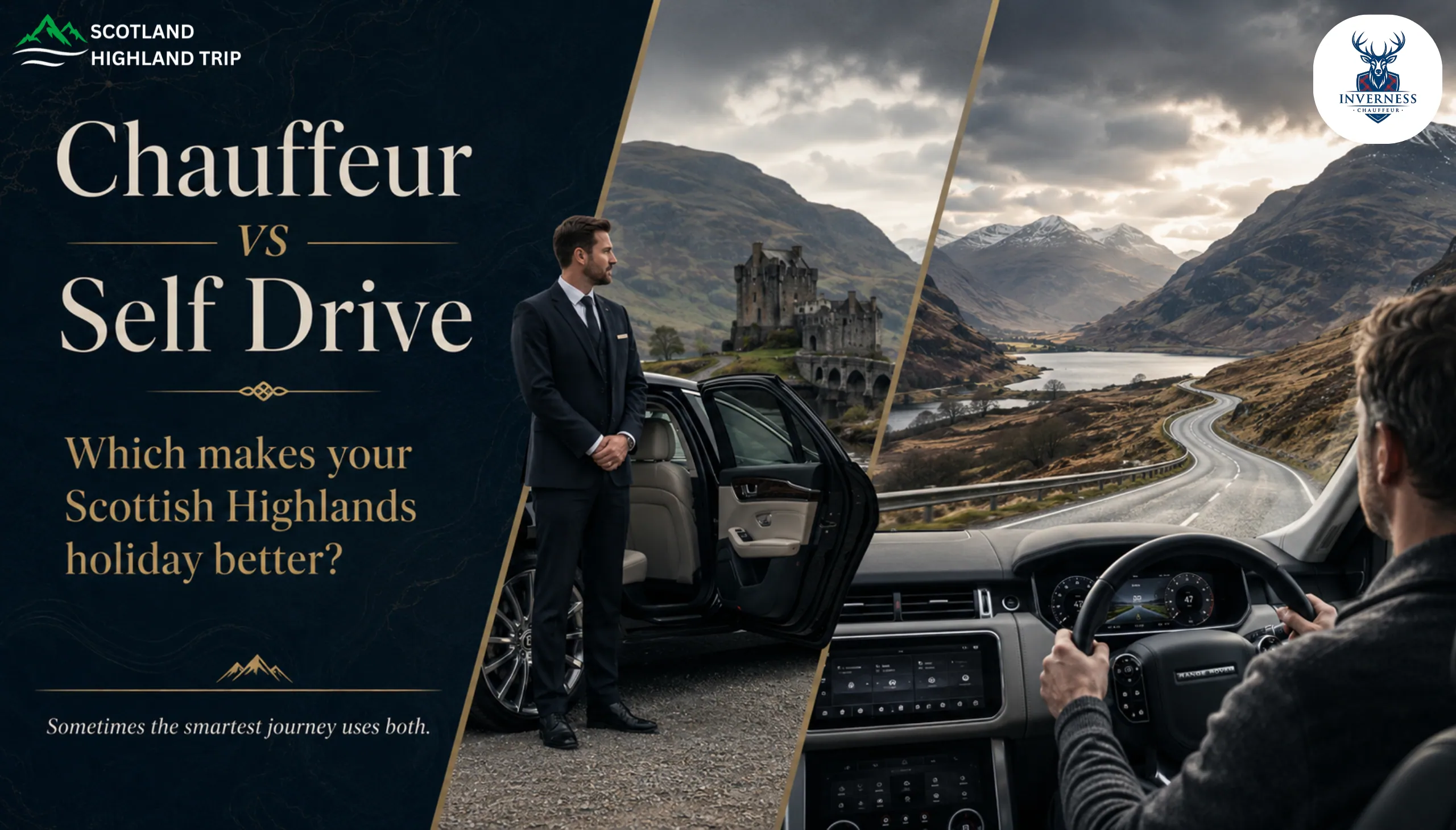 Chauffeur vs Self Drive in the Scottish Highlands
