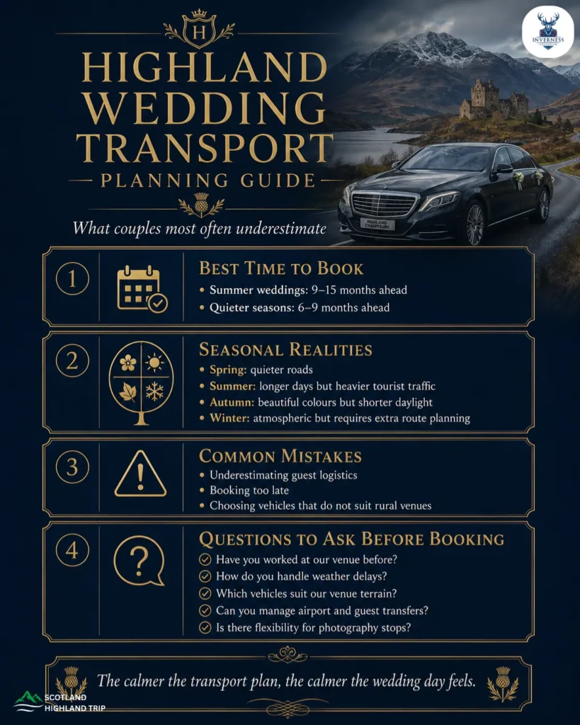 Highland Wedding Transport Planning Guide
