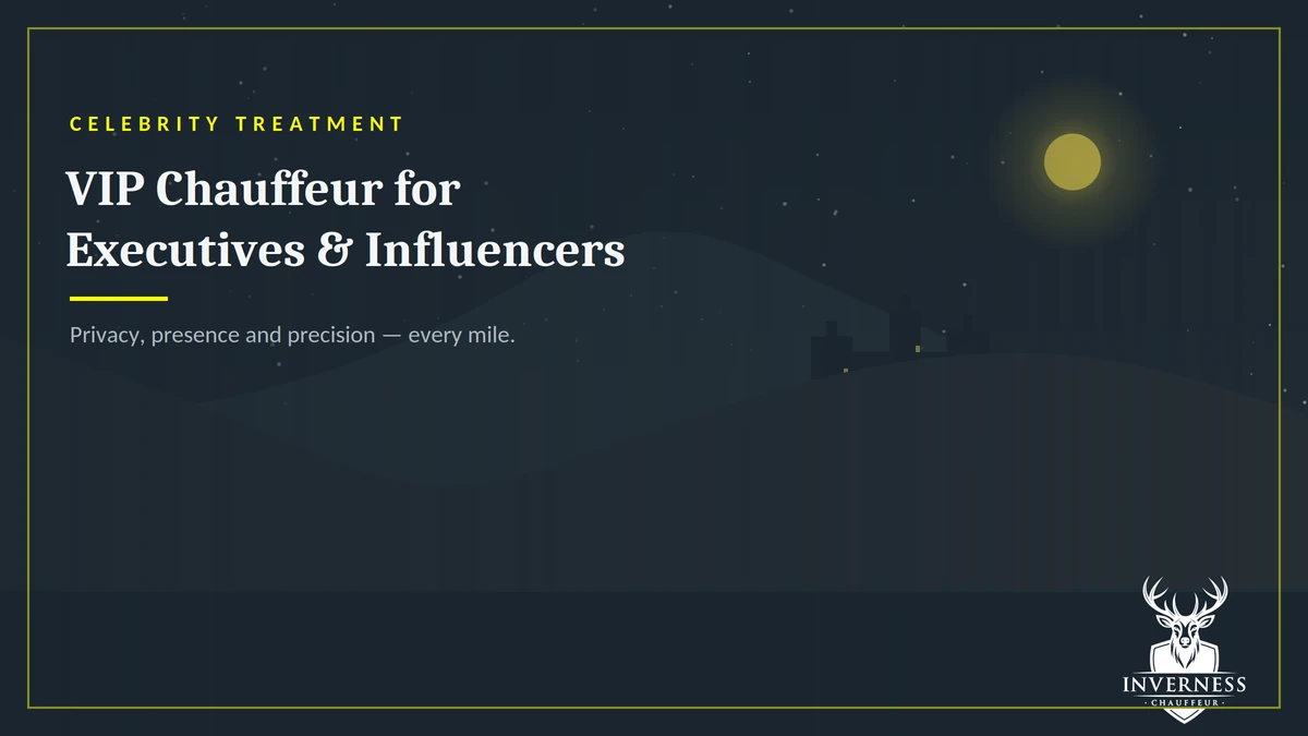 VIP chauffeur services for executives and influencers
